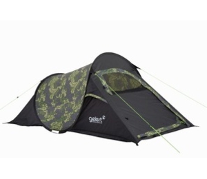Gelert Quickpitch Compact 2 Person Tent (Green Camo) (Green Camo)