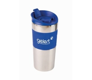 Gelert Stainless Steel Travel Mug (Stainless Steel) (Black)