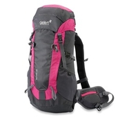 Gelert Summit 35 Litre Rucksack (Black/Magenta) (Magenta)