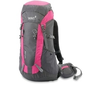 Gelert Summit 45 Litre Rucksack (Black/Magenta) (Black/Magenta)