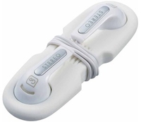 Go Travel Cable Tidy and Earphones (White) (White)
