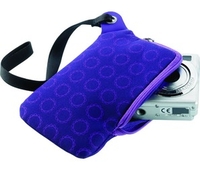 Go Travel Camera Case Lightweight Neoprene (Purple) (Purple)