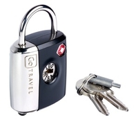 Go Travel Dual Combi/Key TSA Lock (Black) (Black)