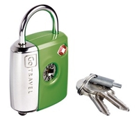 Go Travel Dual Combi/Key TSA Lock (Green) (Green)
