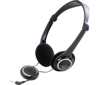 Go Travel Folding Headphones (Black) (Black)