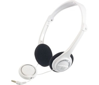 Go Travel Folding Headphones (White) (White)