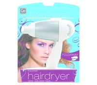 Go Travel Power Dryer to Go UK (Hair Dryer with a UK Plug)