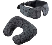 Go Travel Sleep Set (Black and Grey) (Black and Grey)