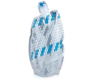 GSI Outdoors H20 Lite Collapsible Bottle (0.5 L) Silver Sky (Silver Sky)