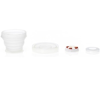 HumanGear GoCup Collapsible Travel Cup Medium 8Floz/237ML (Clear) (Clear)