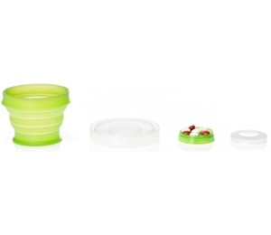 HumanGear GoCup Collapsible Travel Cup Medium 8Floz/237ML (Green) (Green)