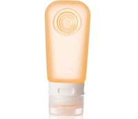 HumanGear GoToob Travel Tube Orange (Size Medium 2Floz/60ML) (Medium 2Floz/60ML)