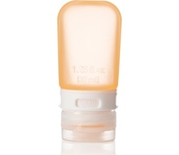 HumanGear GoToob Travel Tube Orange (Size Small 1.25Floz/37ML) (Small 1.25Floz/37ML)