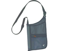 Hummingbird Round the World Document Case (Grey) (Grey)