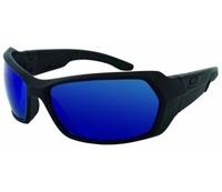 (?)Julbo Dirt Speed Sunglasses (Spectron 3+ Grey/Blue Lens Soft Black Frame) (Spectron 3+ Grey/Blue Lens Soft Black Frame)