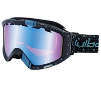 (?)Julbo Down Excel Goggles (Orange Flash Blue Lens Black / Blue Frame) (Orange Flash Blue Lens Black/Blue Frame)