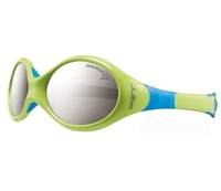 Julbo Looping II Junior Sunglasses (Lime Green/Blue Frame Spectron 4 Grey Lens) (Lime Green/Blue)