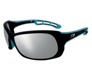 Julbo Nautic Swell Sunglasses (Polarized 3+ Smoked Lens Black / Sky Blue Frame) (Polarized 3+ Smoked Lens Black / Sky Blue Frame)