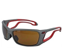 Julbo Pipeline Nautic Sunglasses (Polarized 3+ Titanium/Red) (Titanium/Red Polarized 3+)