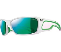 Julbo Pipeline Sunglasses (Spectron 3 Green Flash Lens White/Green Frame) (Spectron 3 Green Flash)