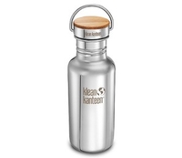 Klean Kanteen 532ml Reflect Kanteen Bottle with Bamboo Cap (Mirror Finish) (Mirror Finish)