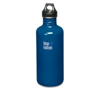 Klean Kanteen Classic 1182ml Water Bottle with Loop Cap (Blue Planet) (Blue Planet)