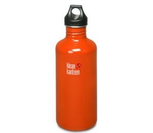 Klean Kanteen Classic 1182ml Water Bottle with Loop Cap (Flame Orange) (Flame Orange)