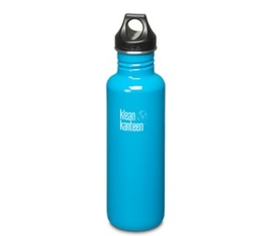 Klean Kanteen Classic 800ml Water Bottle with Loop Cap (Channel Island) (Channel Island)