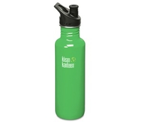 Klean Kanteen Classic 800ml Water Bottle with Sport Cap (Organic Garden) (Organic Garden)