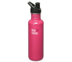 Klean Kanteen Classic 800ml Water Bottle with Sport Cap (Pink Anenome) (Pink Anenome)