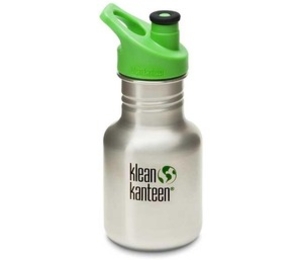 Klean Kanteen Kid Kanteen 355ml Sport Bottle with Sport Cap (Brush Stainless) (Brush Stainless)