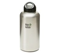 Klean Kanteen Wide Mouth 1900ml Bottle with Stainless Loop Cap (Brush Stainless) (Brush Stainless)