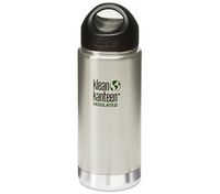 Klean Kanteen Wide Mouth 473ml Vacuum Insulated Bottle (Brushed Stainless) (Brushed Stainless)