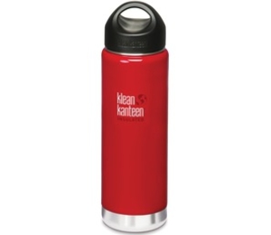 (~)Klean Kanteen Wide Mouth 592ml Vacuum Insulated Bottle (Sangria Red) (Sangria Red)