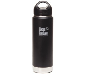 Klean Kanteen Wide Mouth 592ml Vacuum Insulated Bottle (Shale Black) (Shale Black)