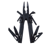 Leatherman OHT One Handed Multi Tool (Black with Brown Molle Sheath) (Black)