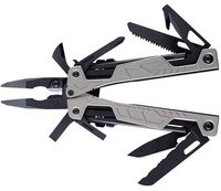 Leatherman OHT One Handed Multi Tool (Silver with Black Molle Sheath) (Silver)