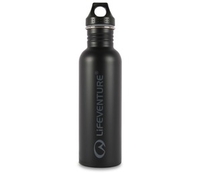 Lifeventure Stainless Steel Bottle 800ml (Black) (Black)