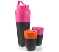 (~)Light My Fire Pack Up Drink Kit (Fuchsia/Orange) (Fuchsia/Orange)