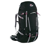 Lowe Alpine Elbrus ND 55:65 (Black/Magenta) Womens (Black/Magenta)