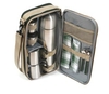 Luxury Flask Pack for Two in Forest Green