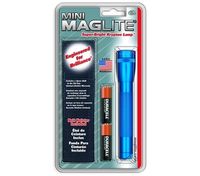 Maglite Mini Maglite 2-Cell AA with Nylon Holster & Batteries (Blue) (Blue)