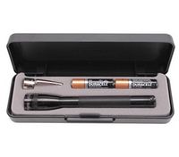 Mini Maglite LED 2-Cell AAA (Black) with Case & Batteries (Black)