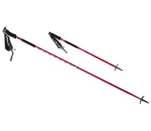 MSR Flight 2 Adjustable Winter Trekking Poles Red (Standard Pair) (Standard)
