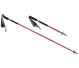 MSR Flight 3 Adjustable Winter Trekking Poles Red (Standard Pair) (Standard)