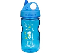 Nalgene Grip n Gulp 350ml Water Bottle (Blue Seahorse) (Blue Seahorse)