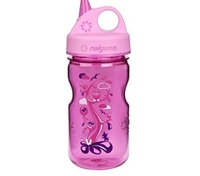 Nalgene Grip n Gulp 350ml Water Bottle (Pink Woodland) (Pink Woodland)