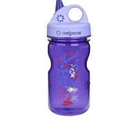Nalgene Grip n Gulp 350ml Water Bottle (Purple Hoot) (Purple Hoot)