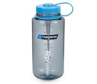 Nalgene Wide Mouth 1.0L Bottle (Grey) (Grey)