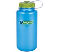Nalgene Wide Mouth 1L/32oz Bottle with Foam Green Loop Top Closure (Sky Tritan) (Sky Tritan)